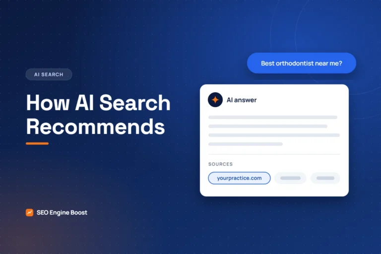 ai search orthodontist recommendations