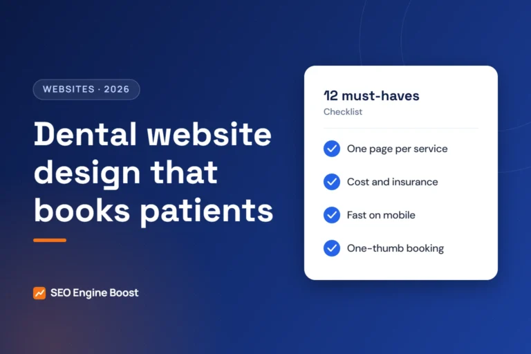 Dental website design: 12 must-haves that turn visitors into patients